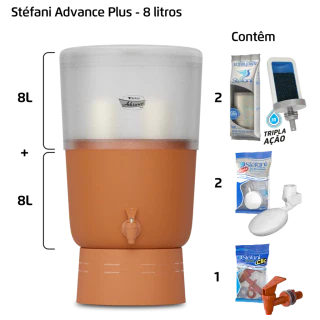 Filtro Advance Plus – 8 litros – 2 velas
