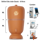 Filtro São João Classic – 8 litros – 2 velas – 2 boias