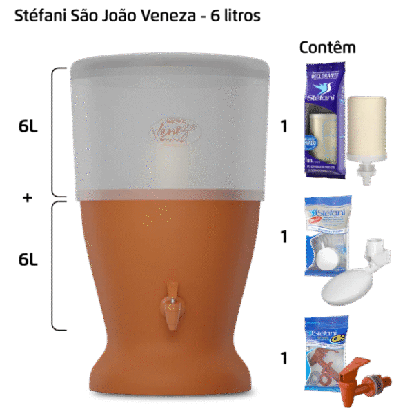 Filtro Veneza – 6 litros – 1 vela